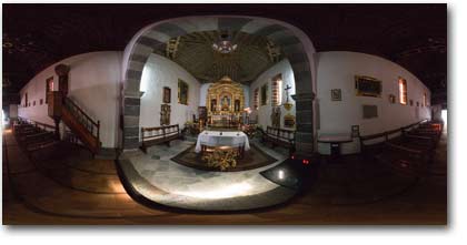 360x180 Grad Panorama Nuestra Señora de las Angustias aus dem 16. Jahrhundert #3